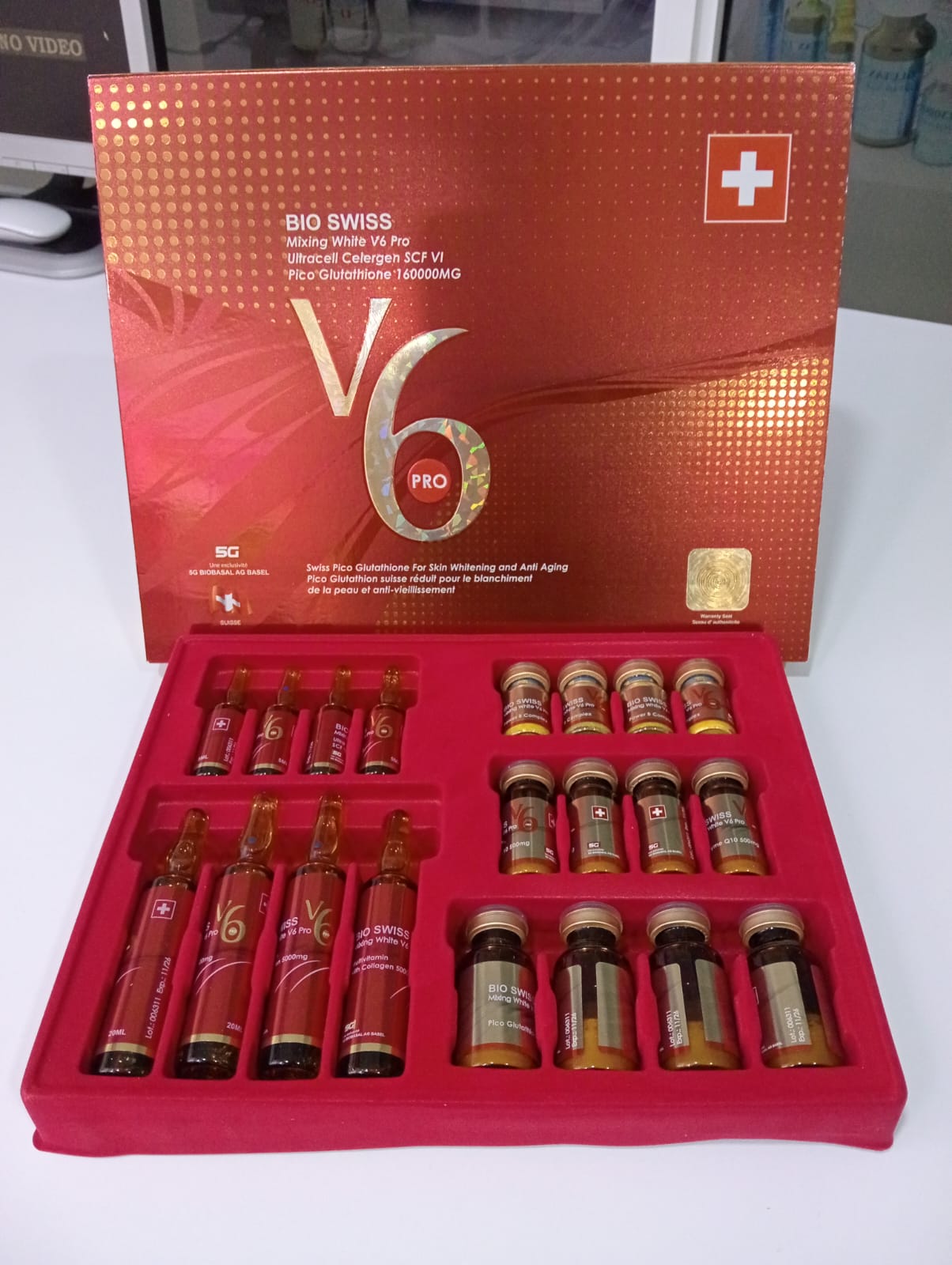 BIO SWISS - MIXING WHITE V6 PRO Pico Glutathione 160000mg - Image 5