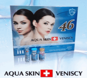Aqua skin veniscy 46 glutathione injection for skin whitening
