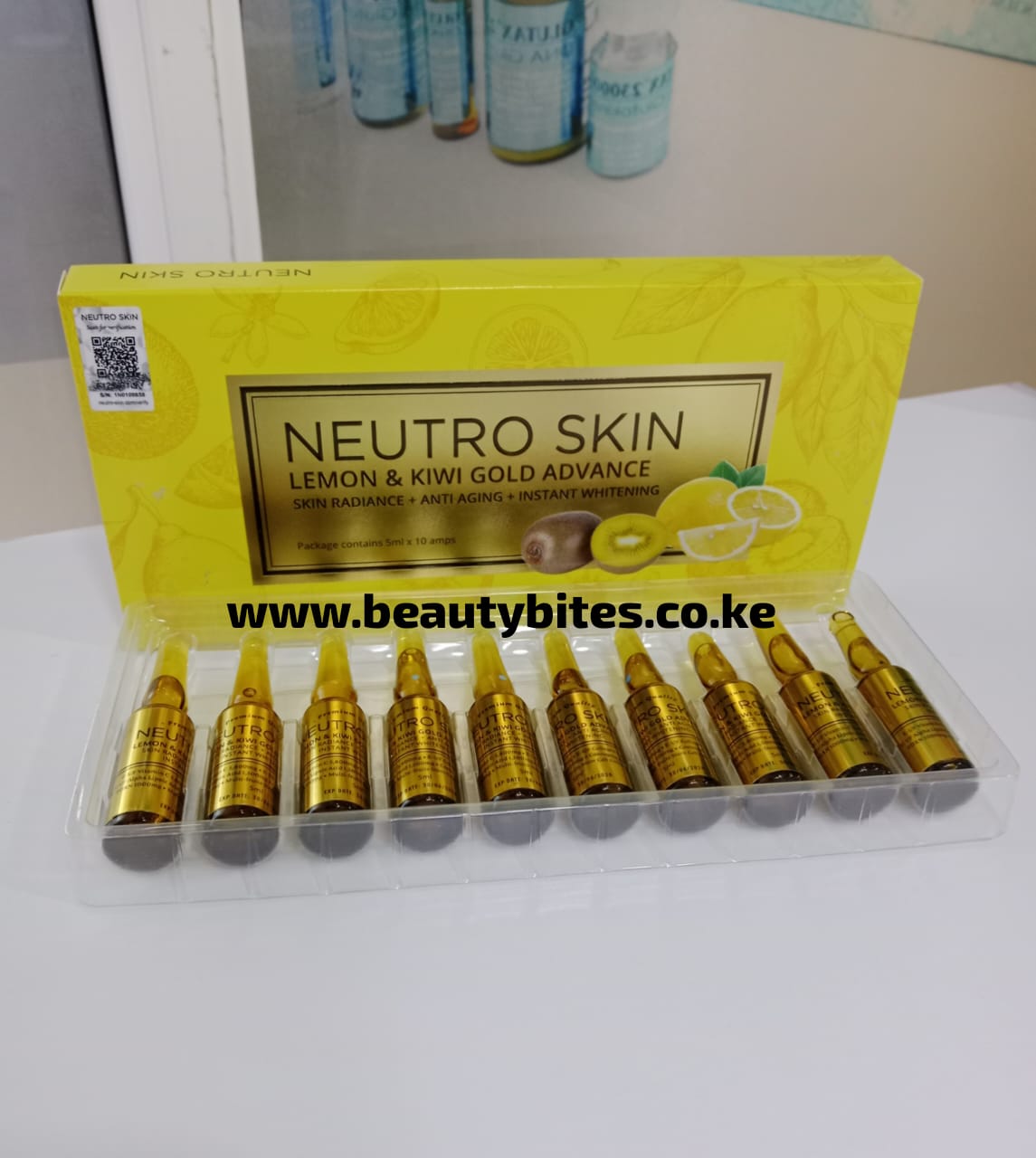 NEUTRO SKIN LEMON & KIWI GOLD ADVANCE Skin Radiance +Anti Aging +Instant Whitening - Image 3