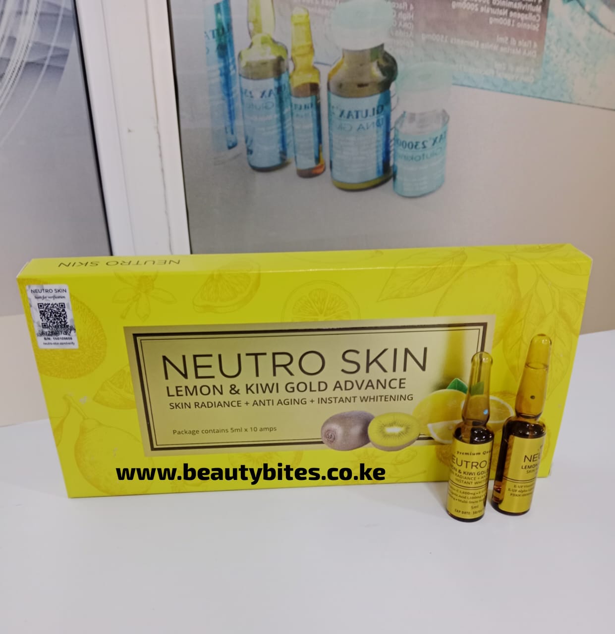 NEUTRO SKIN LEMON & KIWI GOLD ADVANCE Skin Radiance +Anti Aging +Instant Whitening - Image 2