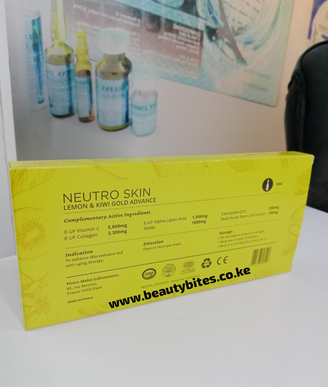 NEUTRO SKIN LEMON & KIWI GOLD ADVANCE Skin Radiance +Anti Aging +Instant Whitening - Image 4