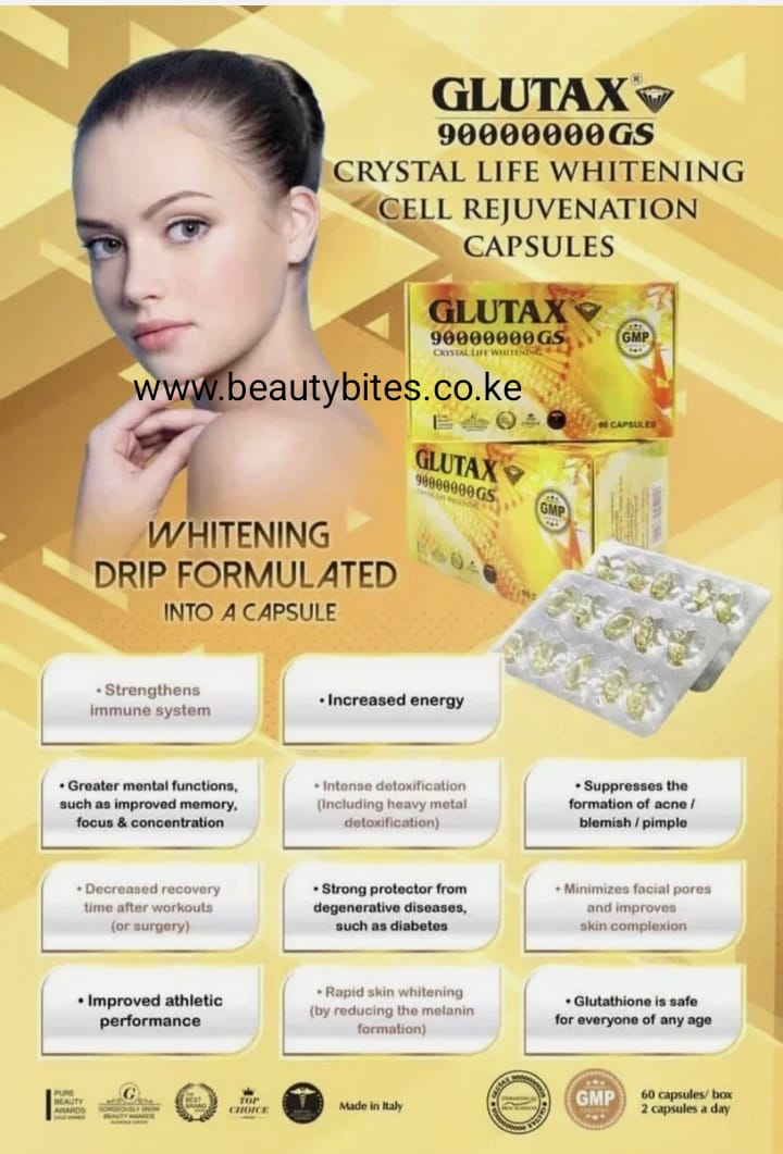 GLUTAX 90000000GS CRYSTAL LIFE WHITENING CAPSULES - Image 3