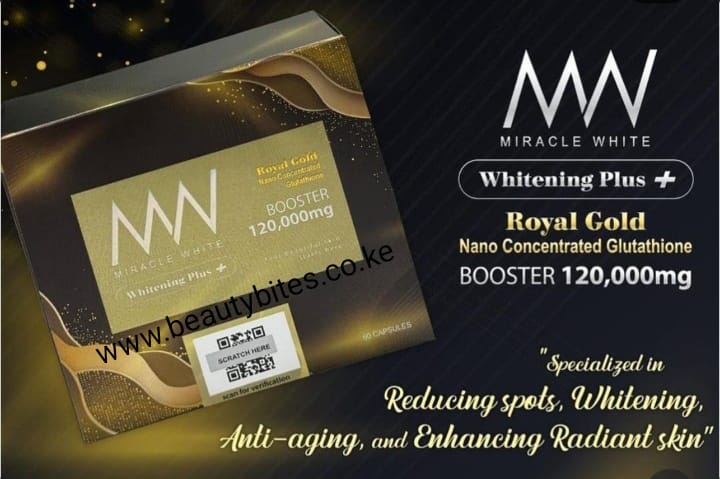 MIRACLE WHITE ROYAL GOLD 120000MG CAPSULES - Image 5