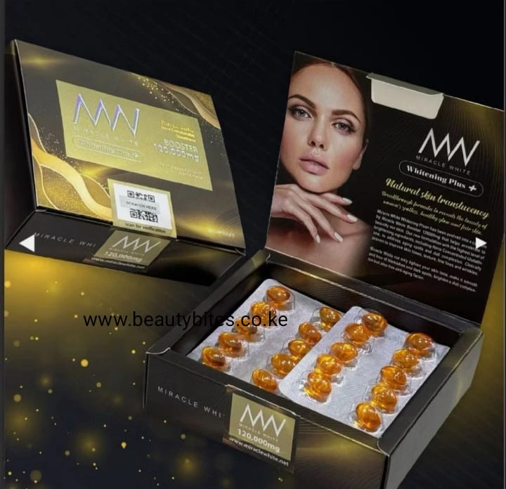 MIRACLE WHITE ROYAL GOLD 120000MG CAPSULES - Image 2